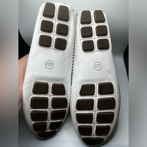 Peter Millar Signature Insetti Venetian Loafers Ivory Drivers Womens Size 9 - Picture 8 of 11